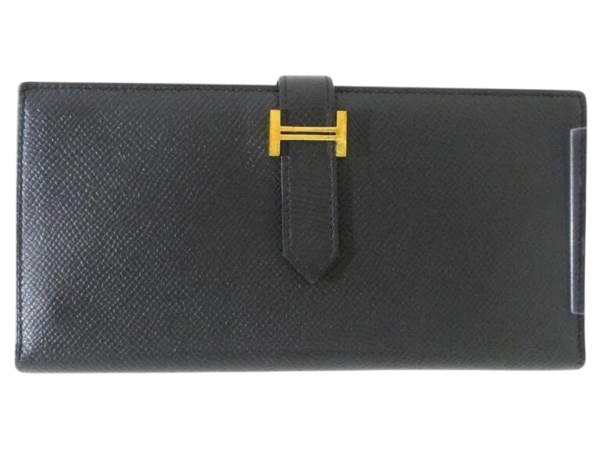 PORTAFOGLIO - HERMÈS BEARN NERO