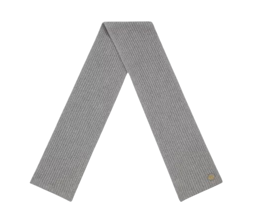 SCIARPA - GUCCI IN LANA GRIGIO CHIARO