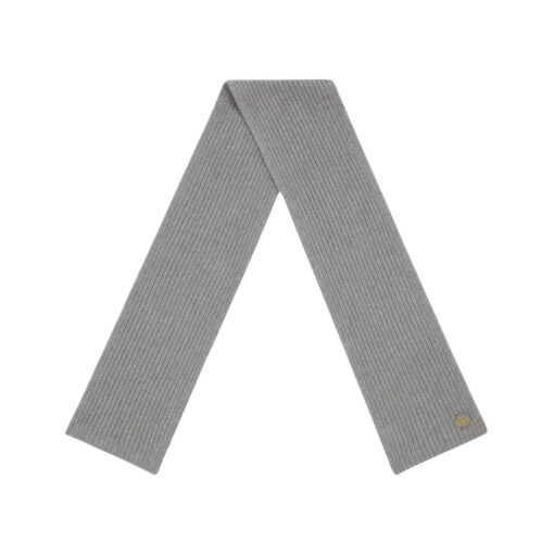 SCIARPA - GUCCI IN LANA GRIGIO CHIARO