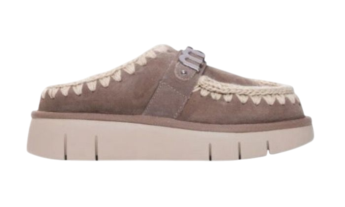SANDALI - MOU MULES BOUNCE CON DETTAGLI A CROCHET