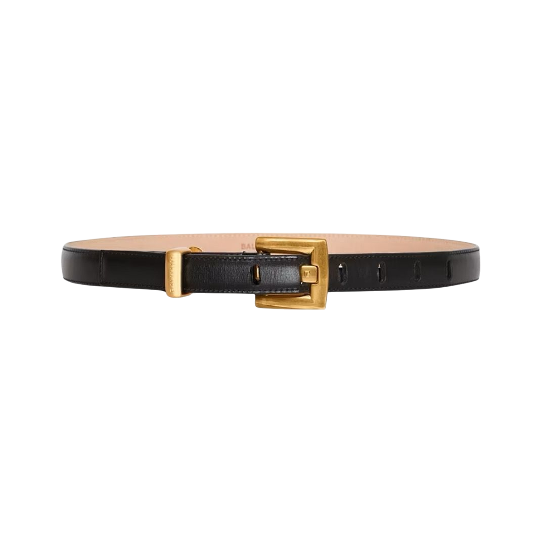 CINTURA - BALMAIN VITELLO NERA