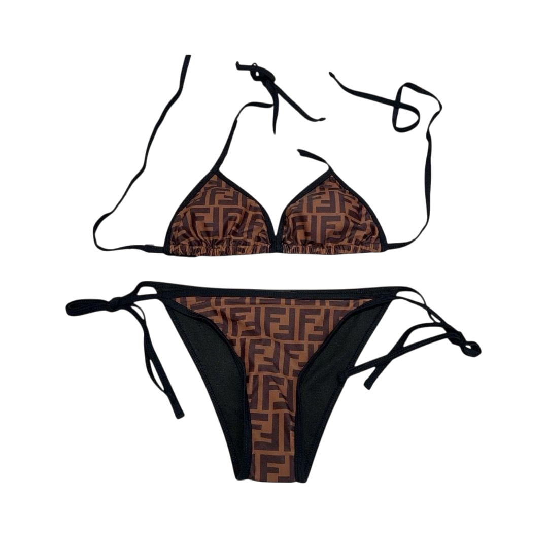 COSTUME - FENDI TRIANGOLO MARRONE