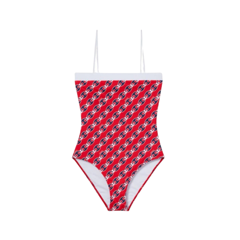COSTUME - GUCCI STRETCH STAMPATO ROSSO