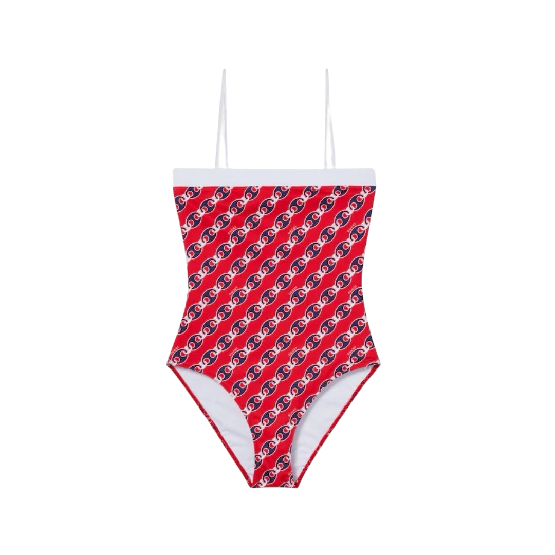 COSTUME - GUCCI STRETCH STAMPATO ROSSO