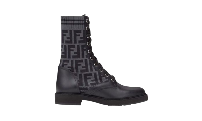 STIVALETTO - FENDI EMPREINTE NERO