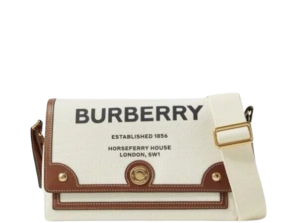 BORSA - BURBERRY HORSEFERRY MARRONE LATTE