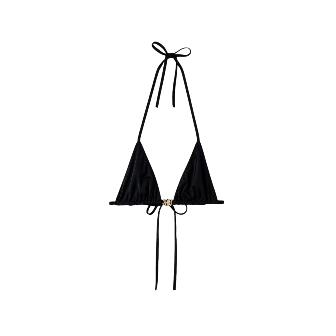 COSTUME - MIU MIU JERSEY BRA NERO
