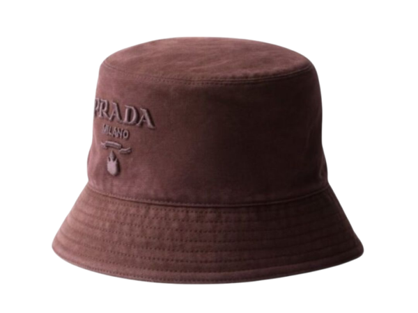 BERRETTO - PRADA RE-NYLON MARRONE CACAO