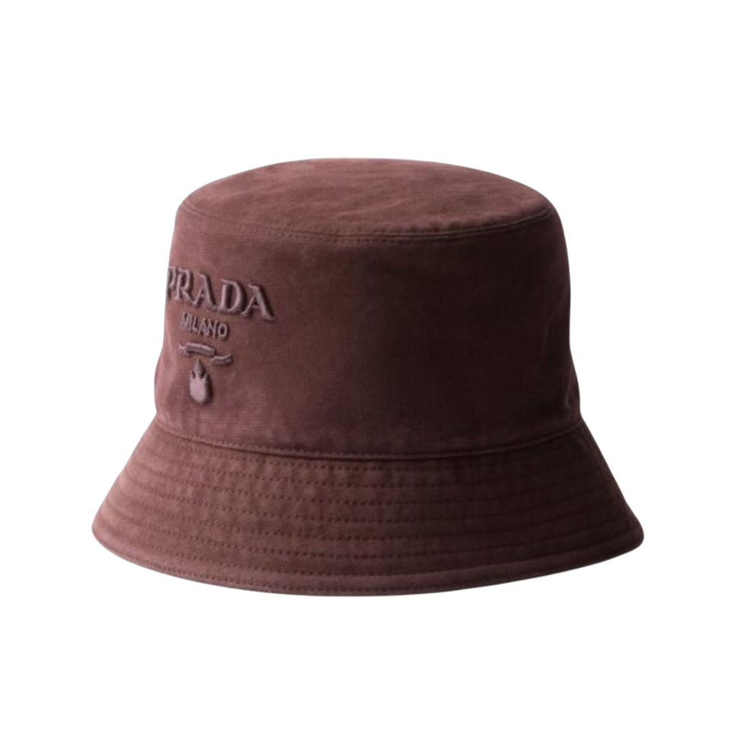 BERRETTO - PRADA RE-NYLON MARRONE CACAO