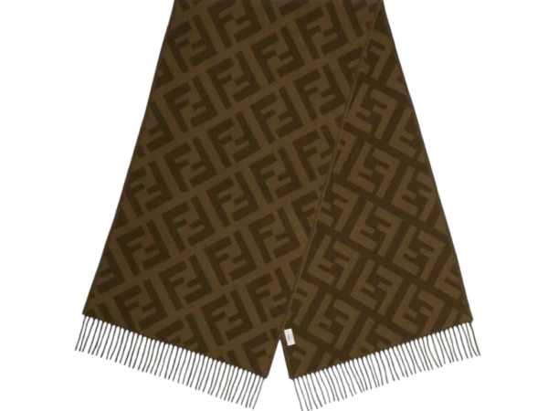 SCIARPA - FENDI IN CASHMERE MARRONE