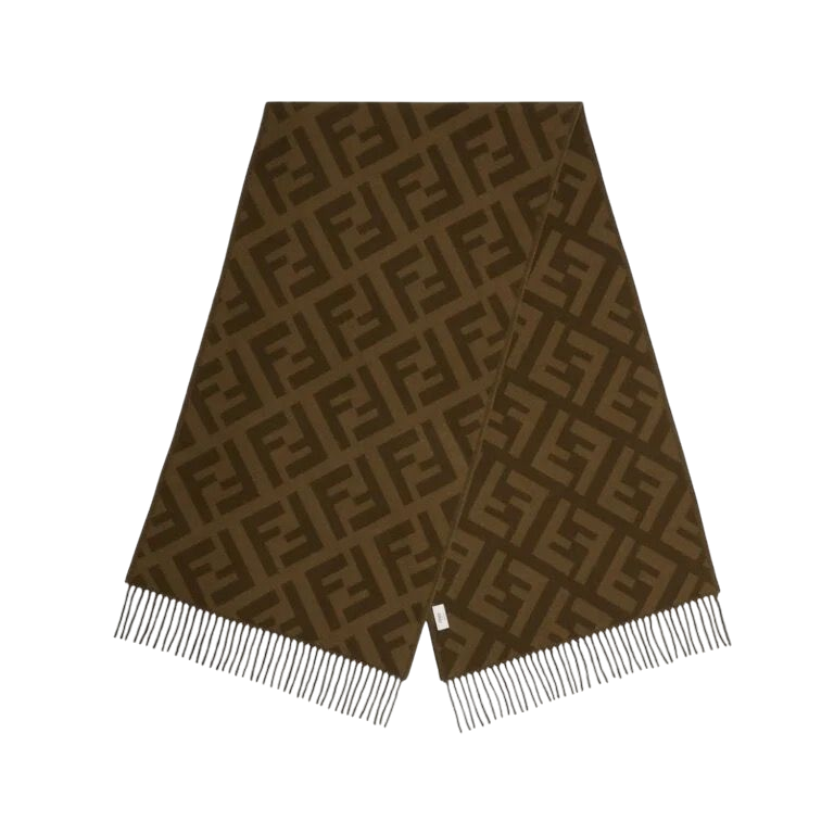 SCIARPA - FENDI IN CASHMERE MARRONE