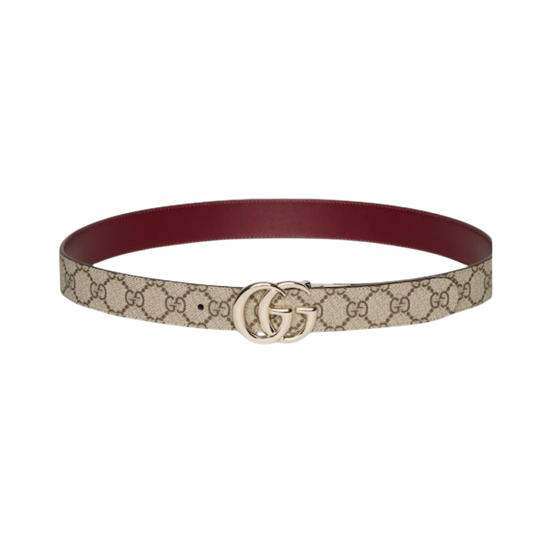 CINTURA - GUCCI LARGA REVERSIBILE MARMONT