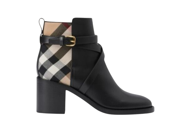STIVALI - BURBERRY CON TACCO IN CHECK