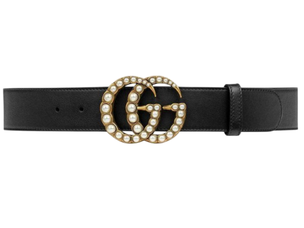 CINTURA - GUCCI DOUBLE G NERO