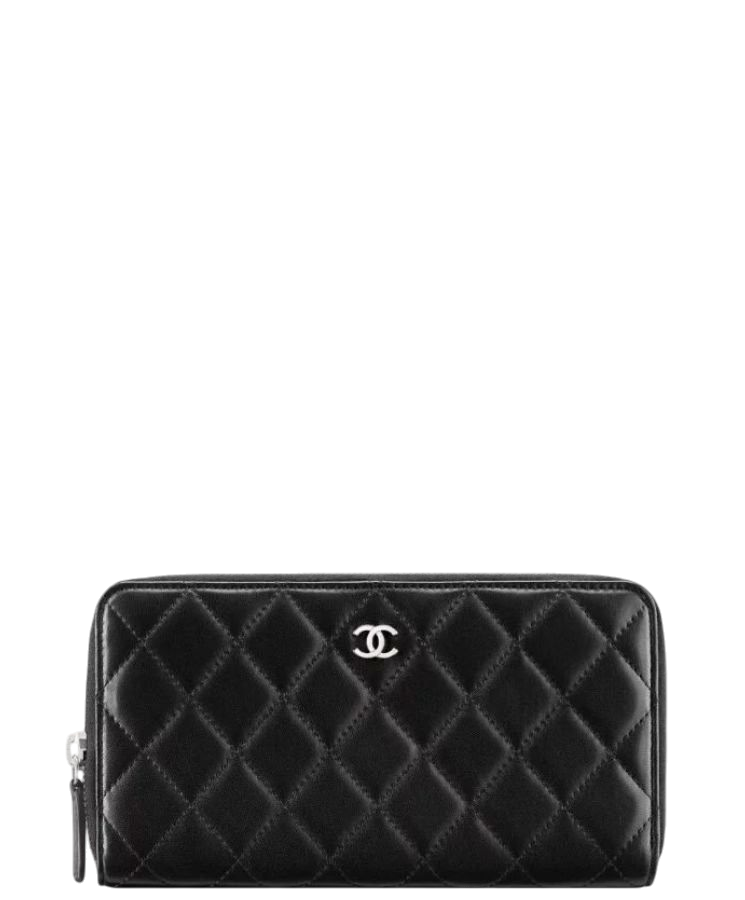 PORTAFOGLIO - CHANEL NERO/ARGENTO