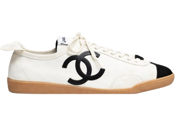 SCARPE - CELINE PELLE E CAMOSCIO BIANCO/NERO