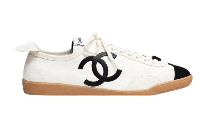 SCARPE - CELINE PELLE E CAMOSCIO BIANCO/NERO