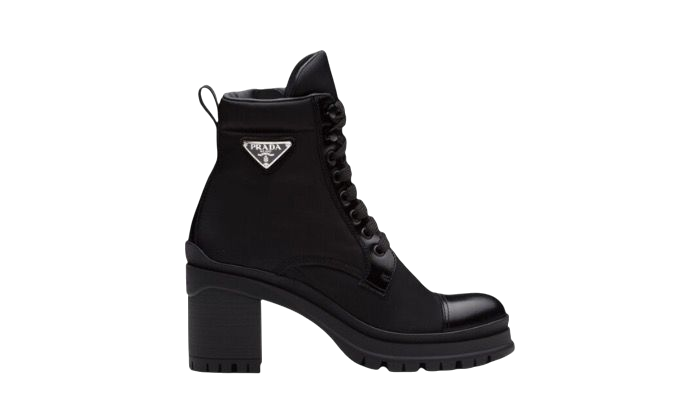 STIVALETTI - PRADA BOOTIES NERO 5.5cm
