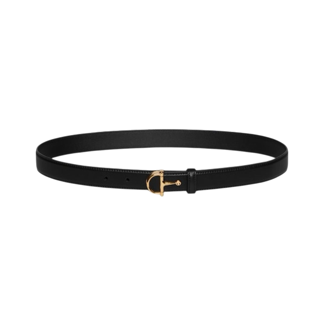 CINTURA - GUCCI SOTTILE CON FIBBIA MEZZO MORSETTO