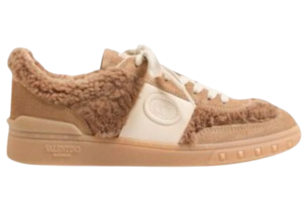 SCARPE - VALENTINO UPVILLAGE IN LANA E CROSTA CAMMELLO