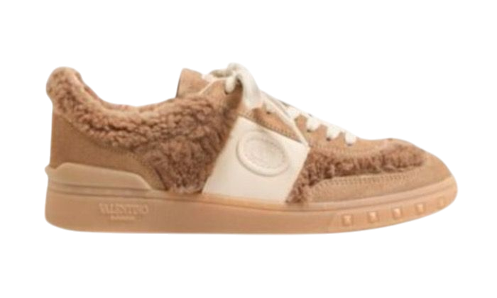 SCARPE - VALENTINO UPVILLAGE IN LANA E CROSTA CAMMELLO
