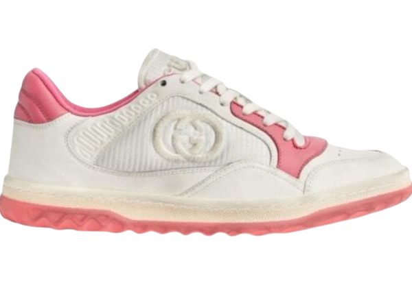 SCARPE - GUCCI LOW-TOP MAC 80 BIANCO/ROSA