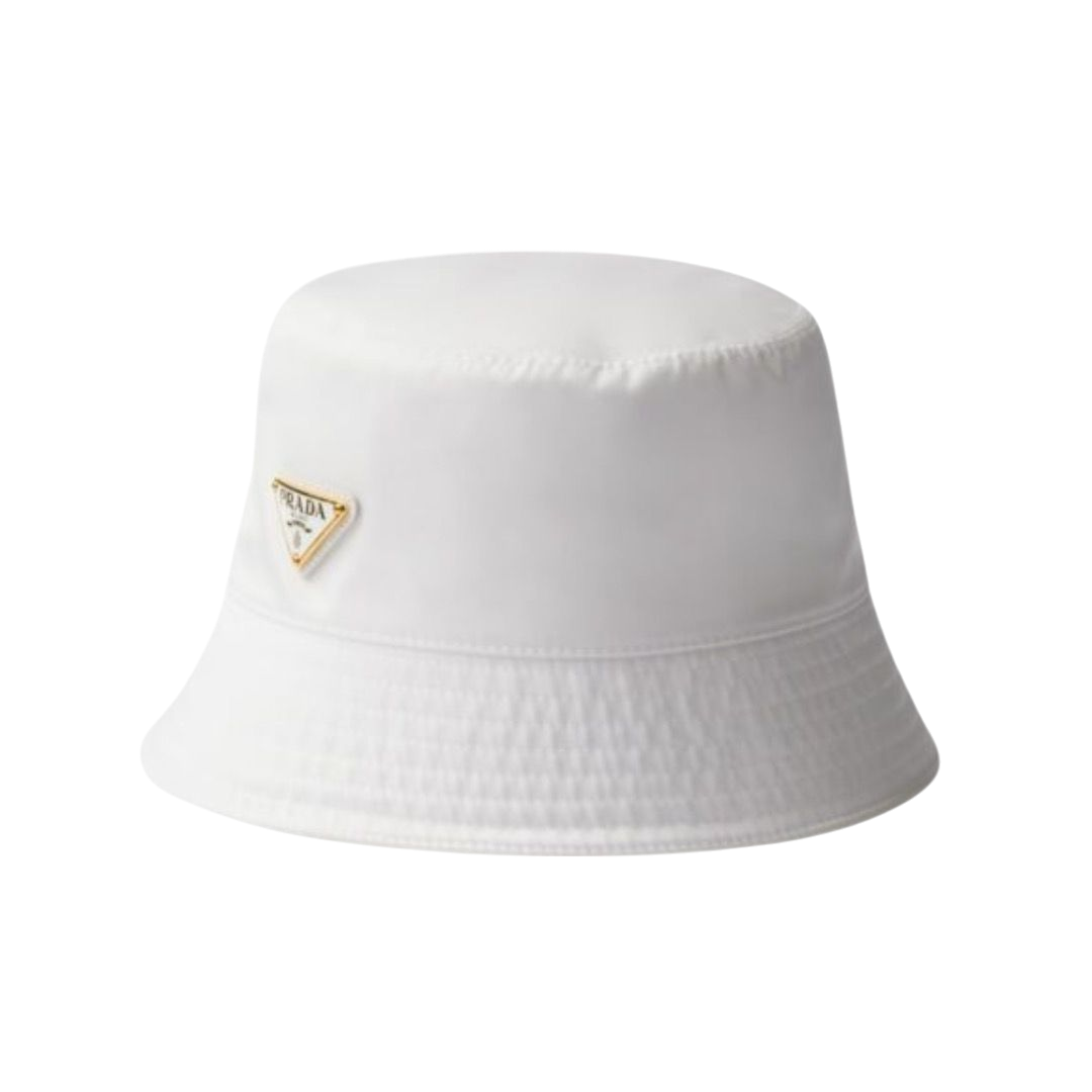 BERRETTO - PRADA RE-NYLON BIANCO PESCA