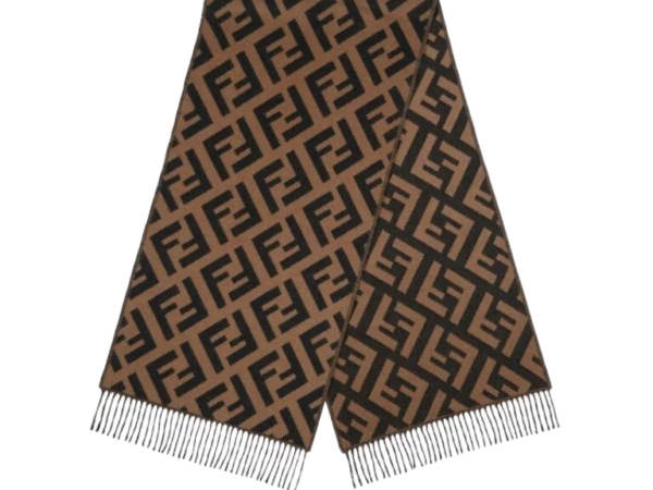 SCIARPA - FENDI IN CASHMERE MARRONE