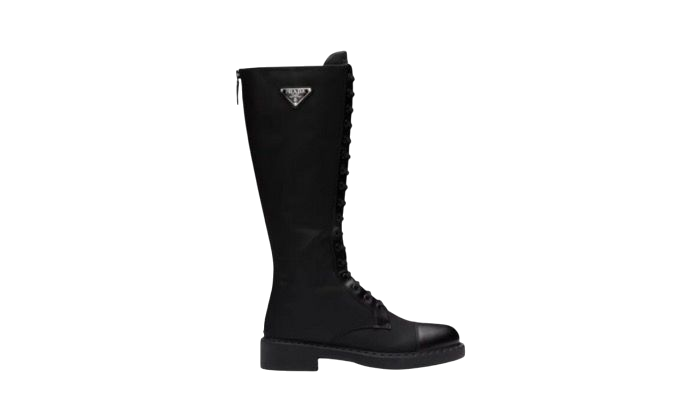 STIVALETTI - PRADA RE-NYLON NERO