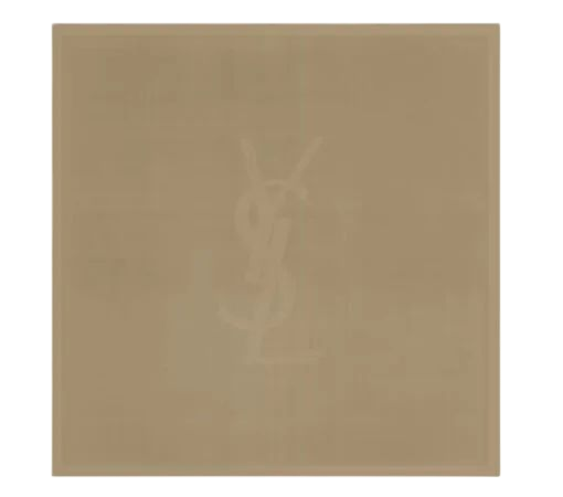 SCIARPA - SAINT LAURENT FOULARD QUADRATO CASSANDRE IN CHARMEUSE DI SETA