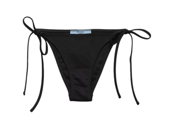 COSTUME - PRADA BOTTOM BIKINI LAVORATO NERO