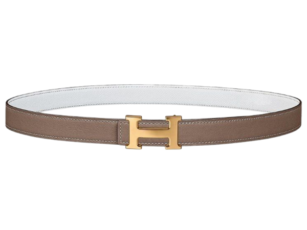CINTURA - HERMES MINI H BRAUN/MARRONE DORATO