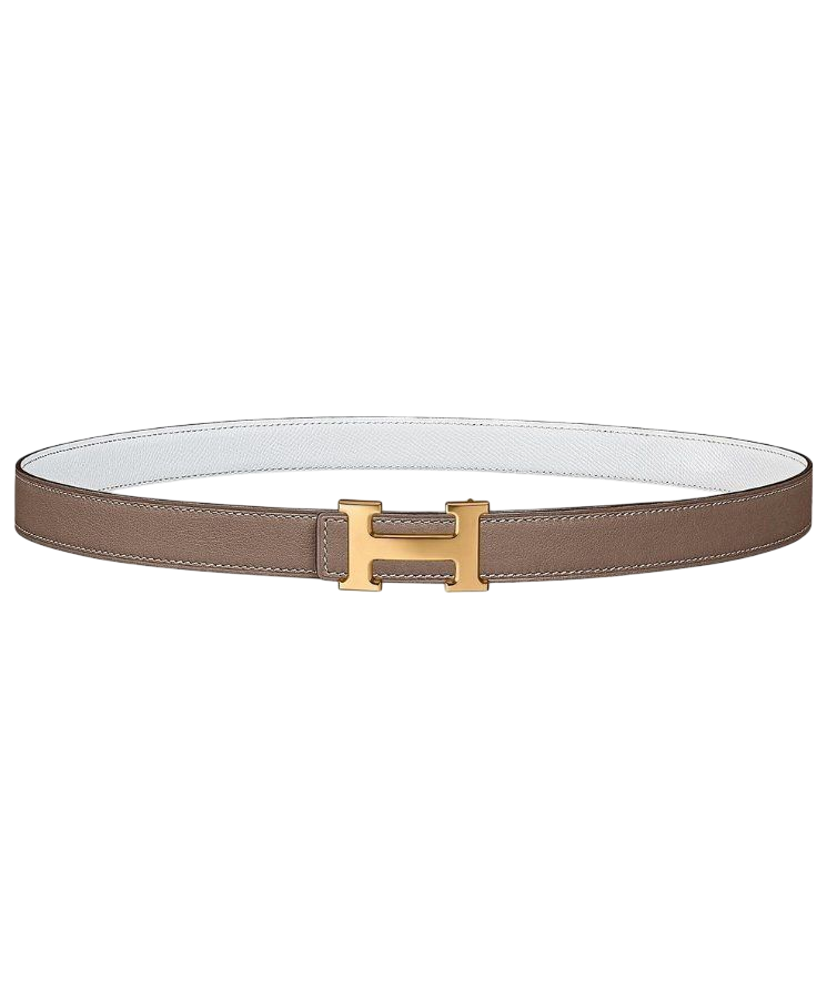CINTURA - HERMES MINI H BRAUN/MARRONE DORATO