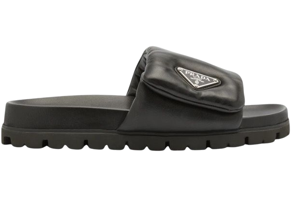 SANDALI - PRADA QUILTED SANDALS NERO
