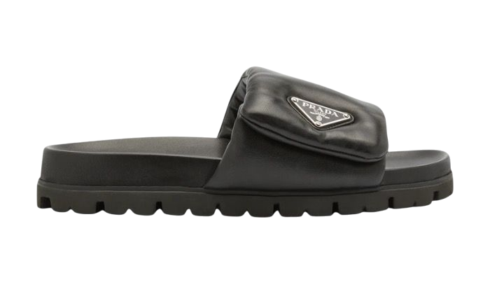 SANDALI - PRADA QUILTED SANDALS NERO