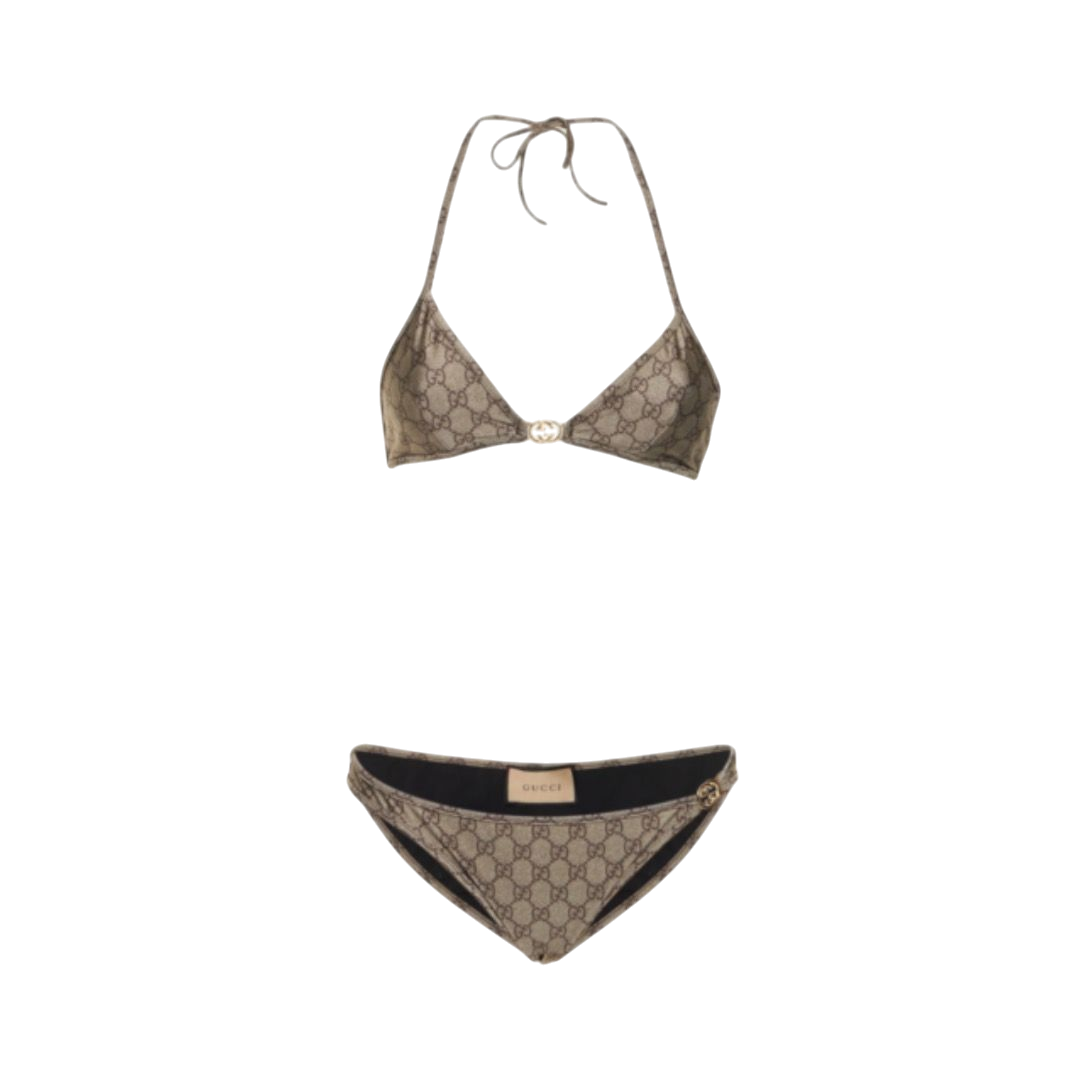 COSTUME - GUCCI BIKINI MARRONE