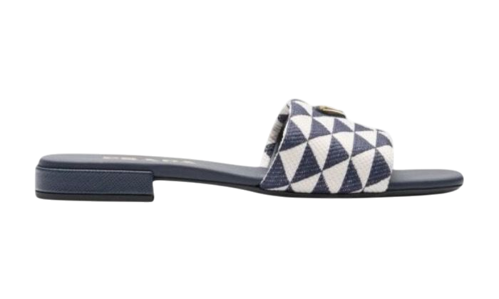 SANDALI - PRADA PANTOLETTES NERO