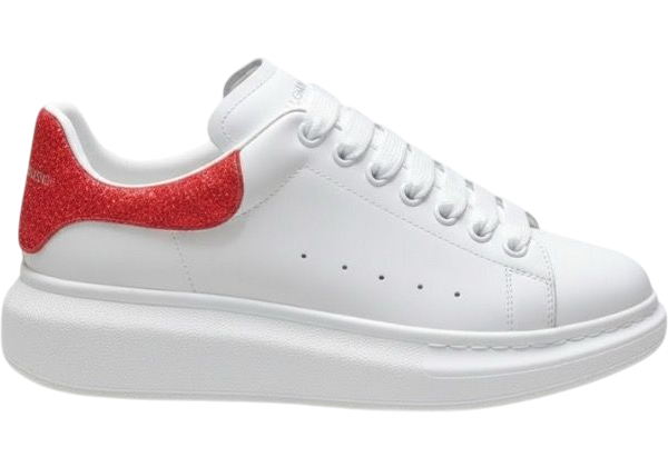 SCARPE - ALEXANDER MCQUEEN ESAGERATA SUOLA BIANCA ROSSO