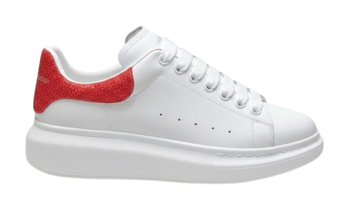 SCARPE - ALEXANDER MCQUEEN ESAGERATA SUOLA BIANCA ROSSO
