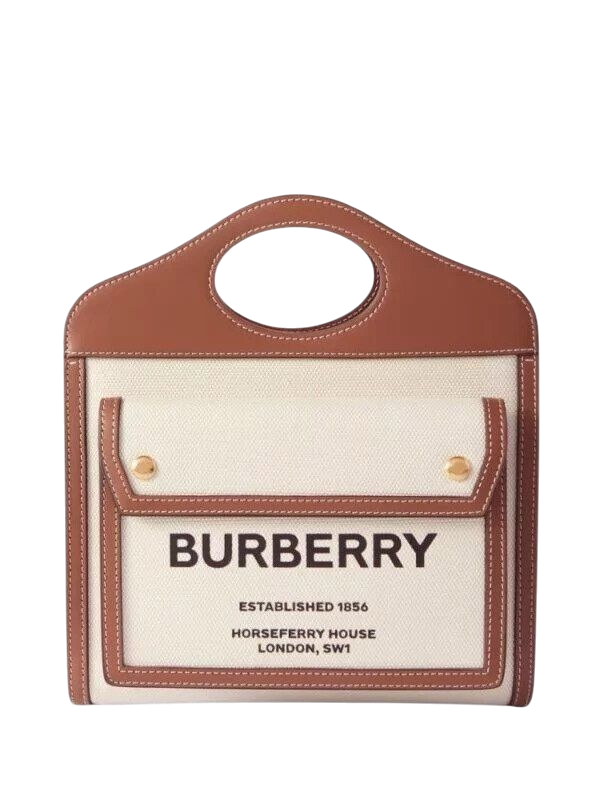 BORSA - BURBERRY MINI POCKET CREMA