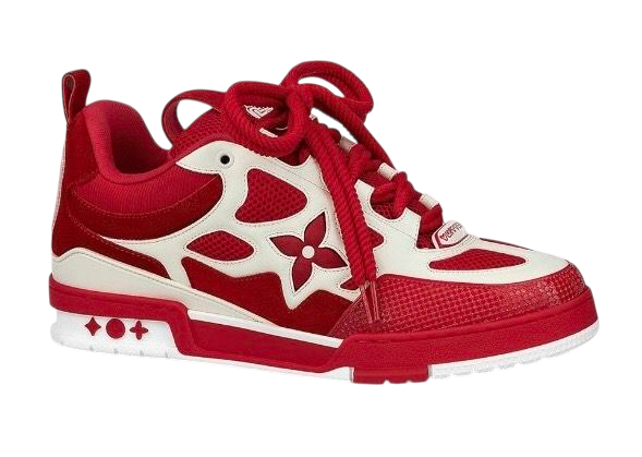 SCARPE - LOUIS VUITTON SKATE GIALLO BIANCO/ROSSO