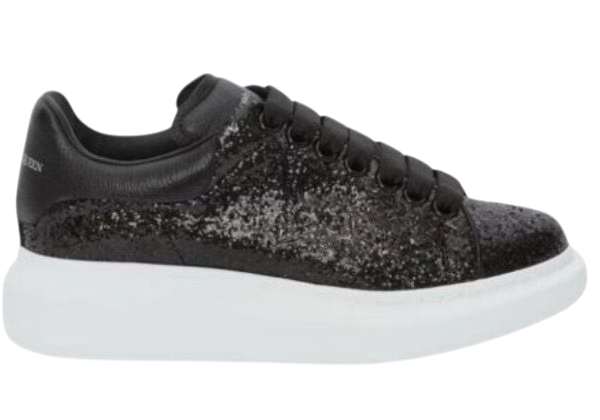SCARPE - ALEXANDER MCQUEEN OVERSIZE NERO GLITTER