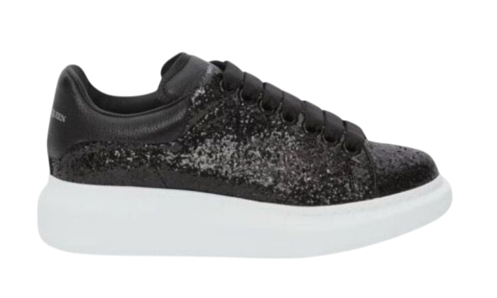 SCARPE - ALEXANDER MCQUEEN OVERSIZE NERO GLITTER