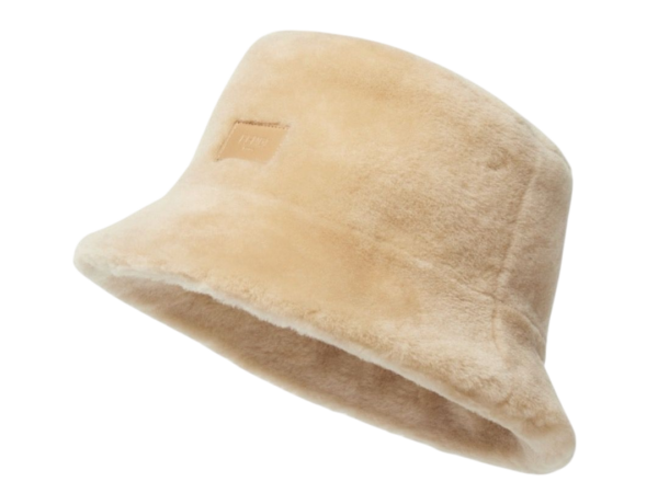 BERRETTO - FENDI BUCKET IN MONTONE BEIGE