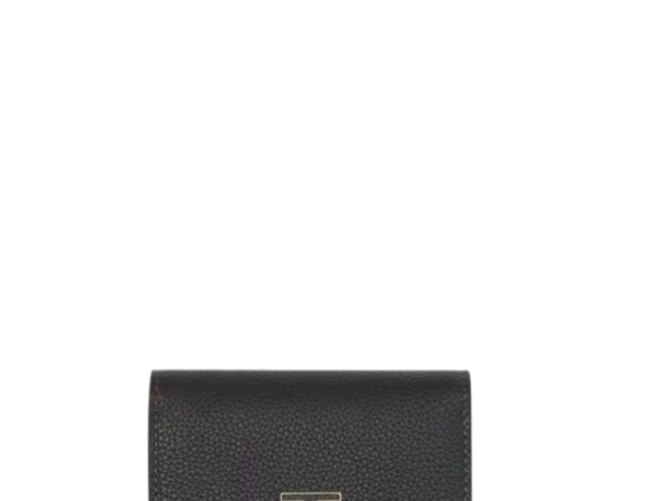 PORTAFOGLIO - BURBERRY VALANCE OF GENEROUS LEATHER WITH MONOGRAM