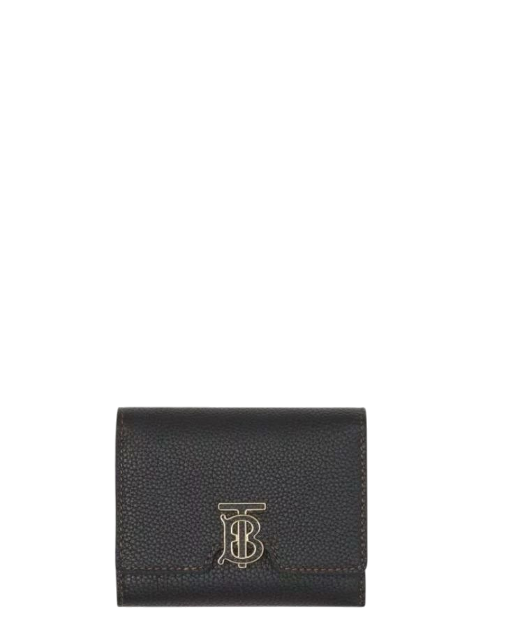 PORTAFOGLIO - BURBERRY VALANCE OF GENEROUS LEATHER WITH MONOGRAM