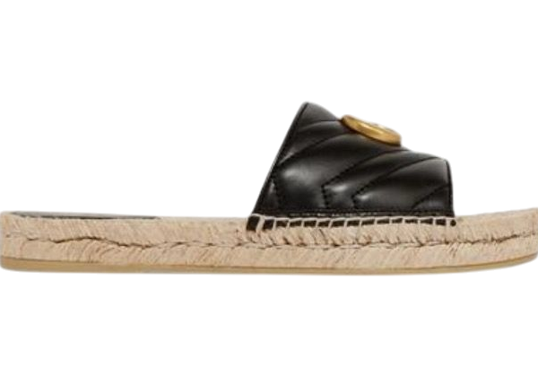 SANDALI - GUCCI ESPADRILLE SANDALS MADE OF LEATHER