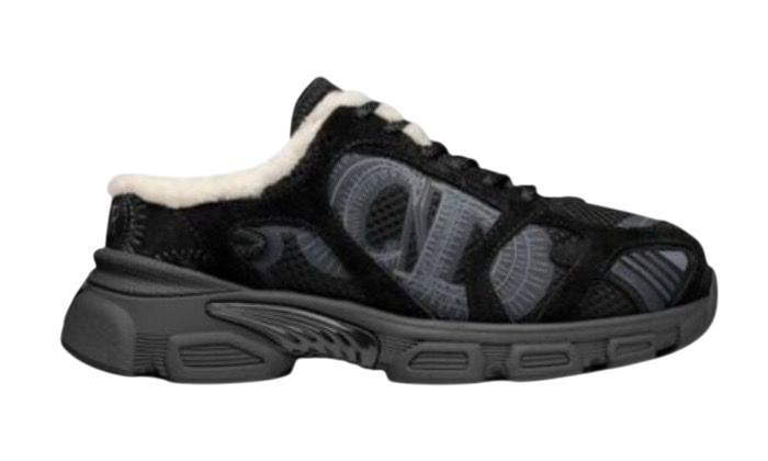 SCARPE - DIOR MESH SCAMOSCIATO NERO