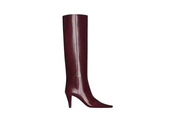 STIVALI - SAINT LAURENT JILL IN LISCIA