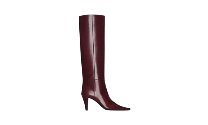 STIVALI - SAINT LAURENT JILL IN LISCIA